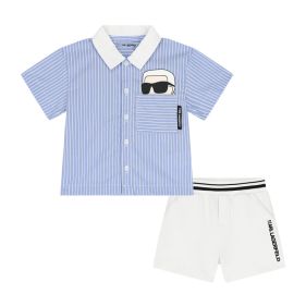 BABY BOY SHIRT+SHORT - طقم اطفال