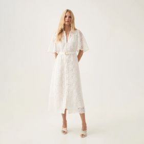 LAICEY PAISLEY MIDI DRESS - فستان