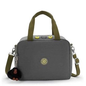 MIYO LARGE LUNCHBAG : KIPLING : BACK TO GREY : OS - ديلسي حقيبة صغيرة محمولة باليد
