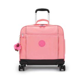 NEW STORIA LARGE WHEELED BAG : KIPLING : CORAL SEA : OS - حقائب مزودة بعجلات