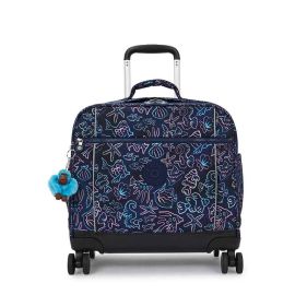 NEW STORIA LARGE WHEELED BAG : KIPLING : DISCO FISH : OS - حقائب مزودة بعجلات