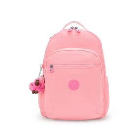 SEOUL LARGE BACKPACK : KIPLING : CORAL SEA : OS - شنطة ظهر