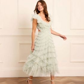 LOLA BACKLESS BALLERINA DRESS - فستان