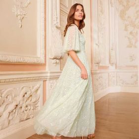 LEILA DOT VN ANKLE GOWN - فستان