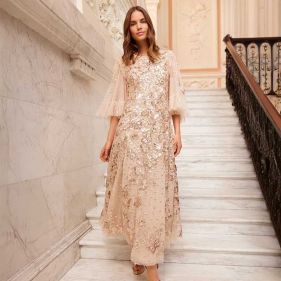 PAPILLON ANKLE GOWN - فستان