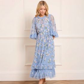 SEQUIN DANDELION BALLERINA DRESS - فستان