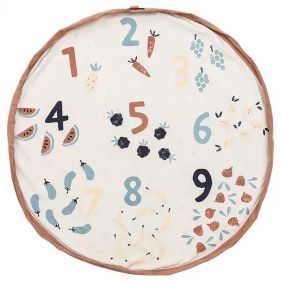PLAYMAT  AND  STORAGE BAG   VEGGIE NUMBERS - حقائب