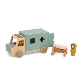 WOODEN AMBULANCE   - ألعاب