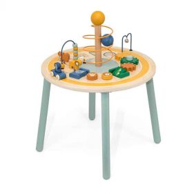 WOODEN ANIMAL ACTIVITY TABLE   - ألعاب
