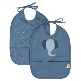 WATERPROOF BIB 2 PACK   MRS. ELEPHANT   - إكسسوارات