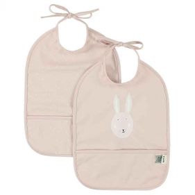 WATERPROOF BIB 2 PACK   MRS. RABBIT   - إكسسوارات