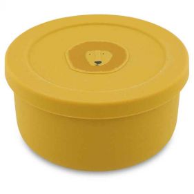 SILICONE SNACK BOX WITH LID   MR. LION   - إكسسوارات
