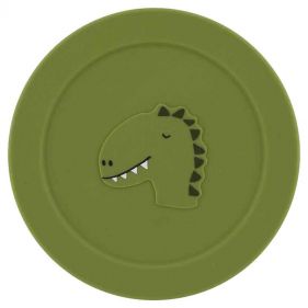 SILICONE SNACK BOX WITH LID   MR. DINO   - إكسسوارات