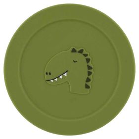 SILICONE SNACK BOX WITH LID   MR. DINO   - إكسسوارات