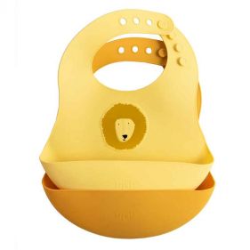 SILICONE BIB 2 PACK   MR. LION   - إكسسوارات