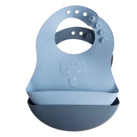 SILICONE BIB 2 PACK   MRS. ELEPHANT   - إكسسوارات