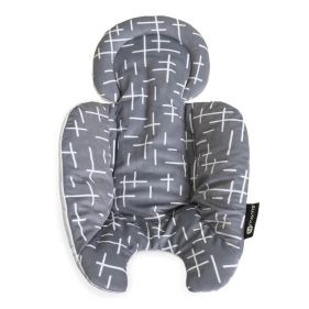 4MOMS MAMAROO   ROCKAROO NEWBORN INSERT GREY PLUSH - سرير أطفال