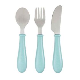 BEABA STAINLESS STEEL TRAINING CUTLERY AIRY GREEN - إكسسوارات
