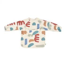 BEABA 2IN1 BIB WITH REMOVABLE SLEEVES PLAYFUL - إكسسوارات