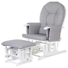 CHILDHOME GLIDING CHAIR GREY WITH FOOTREST - إكسسوارات