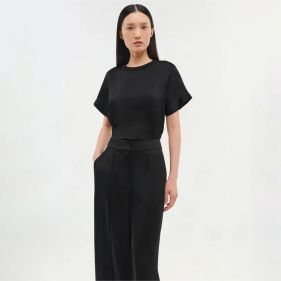 KNIT BACK TSHIRT - توب