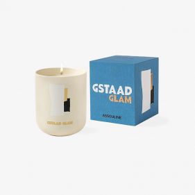 GSTAAD GLAM - TRAVEL FROM HOME SCENTED CANDLE: ASSOULINE - شمعة معطرة