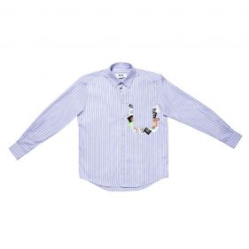 2840ME08Y 207003 : SHIRT - قميص مع تصميم  كم طويل